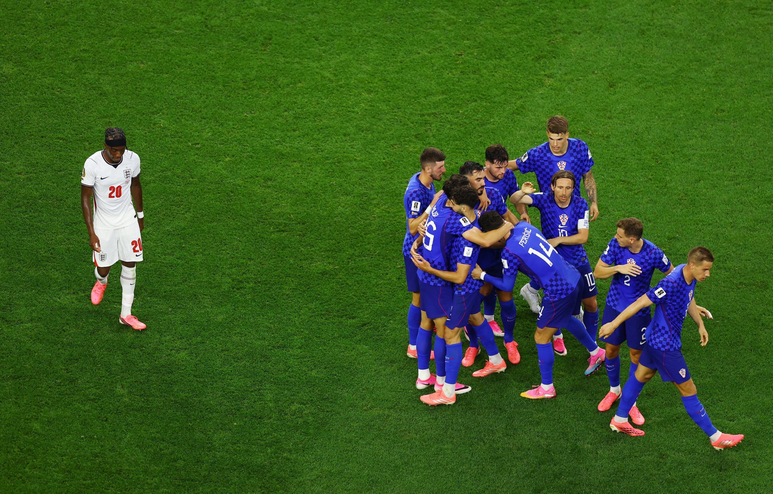 Inglaterra vs Croacia por la fase de grupos del Mundial 2026 del 2026.