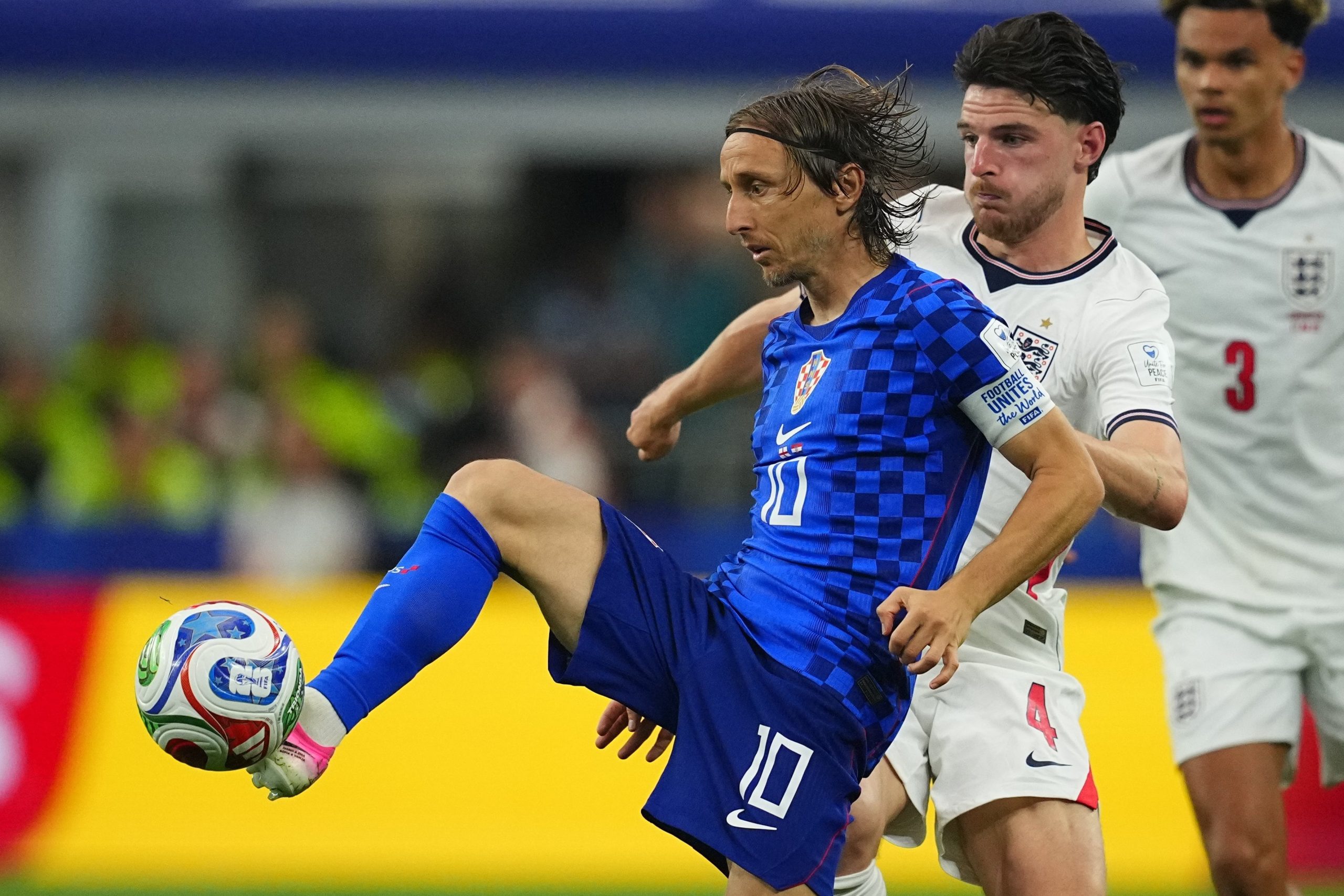 Luka Modric no tuvo un buen partido ante Inglaterra, en el que participó solo del primer gol de Croacia, pero también cometió un penal en contra