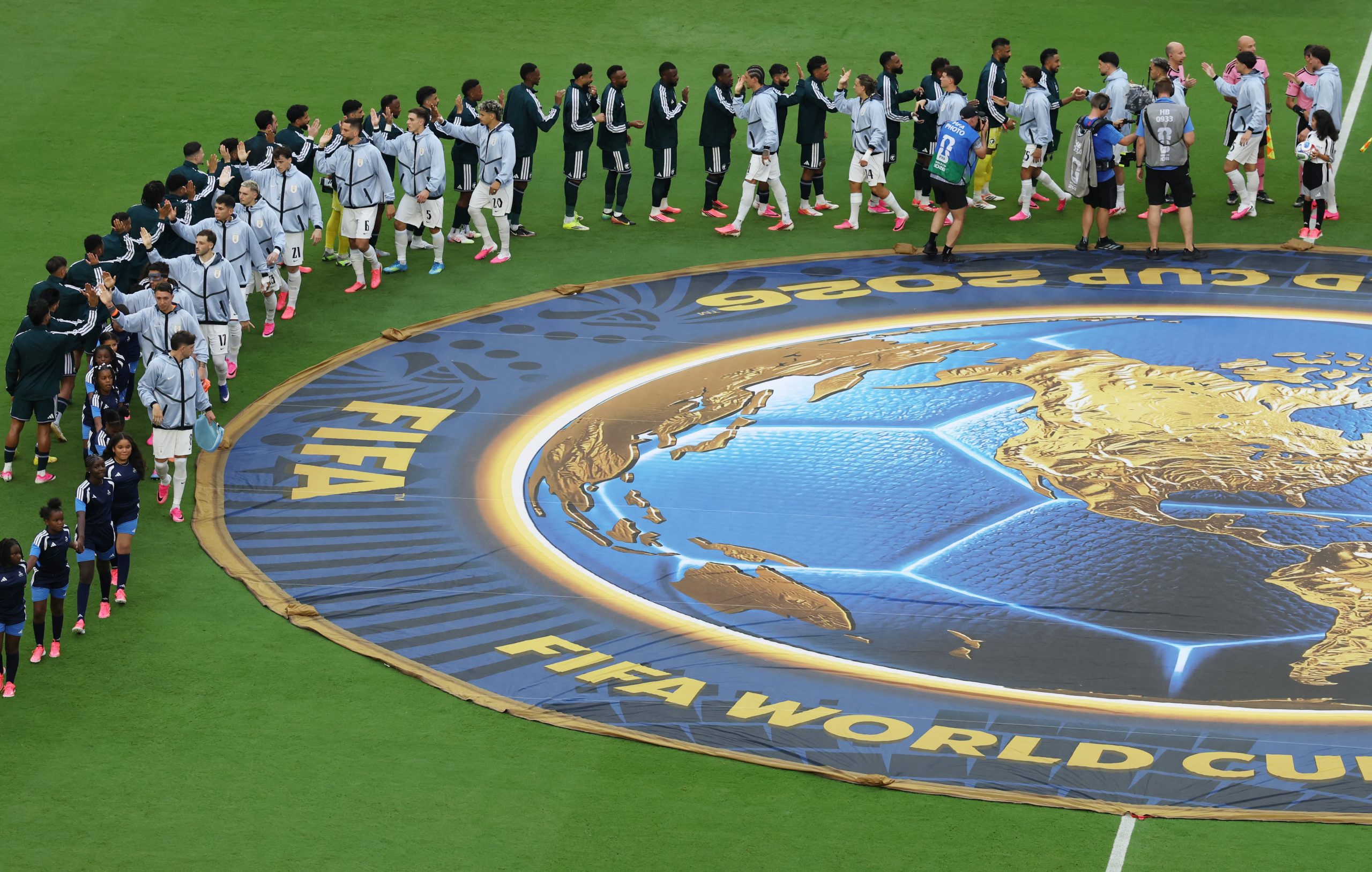 Arabia Saudita vs Uruguay por la fase de grupos del Mundial 2026 del 2026.