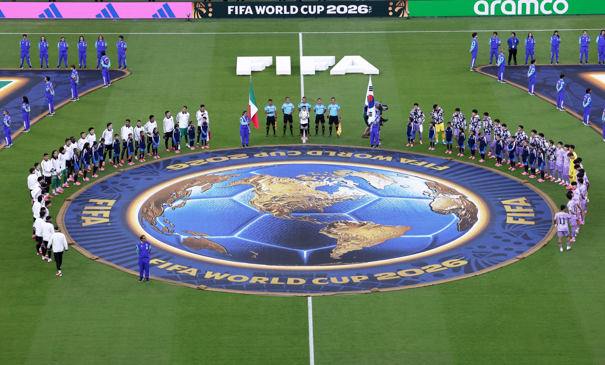 México vs Corea por la fase de grupos del Mundial 2026 del 2026.