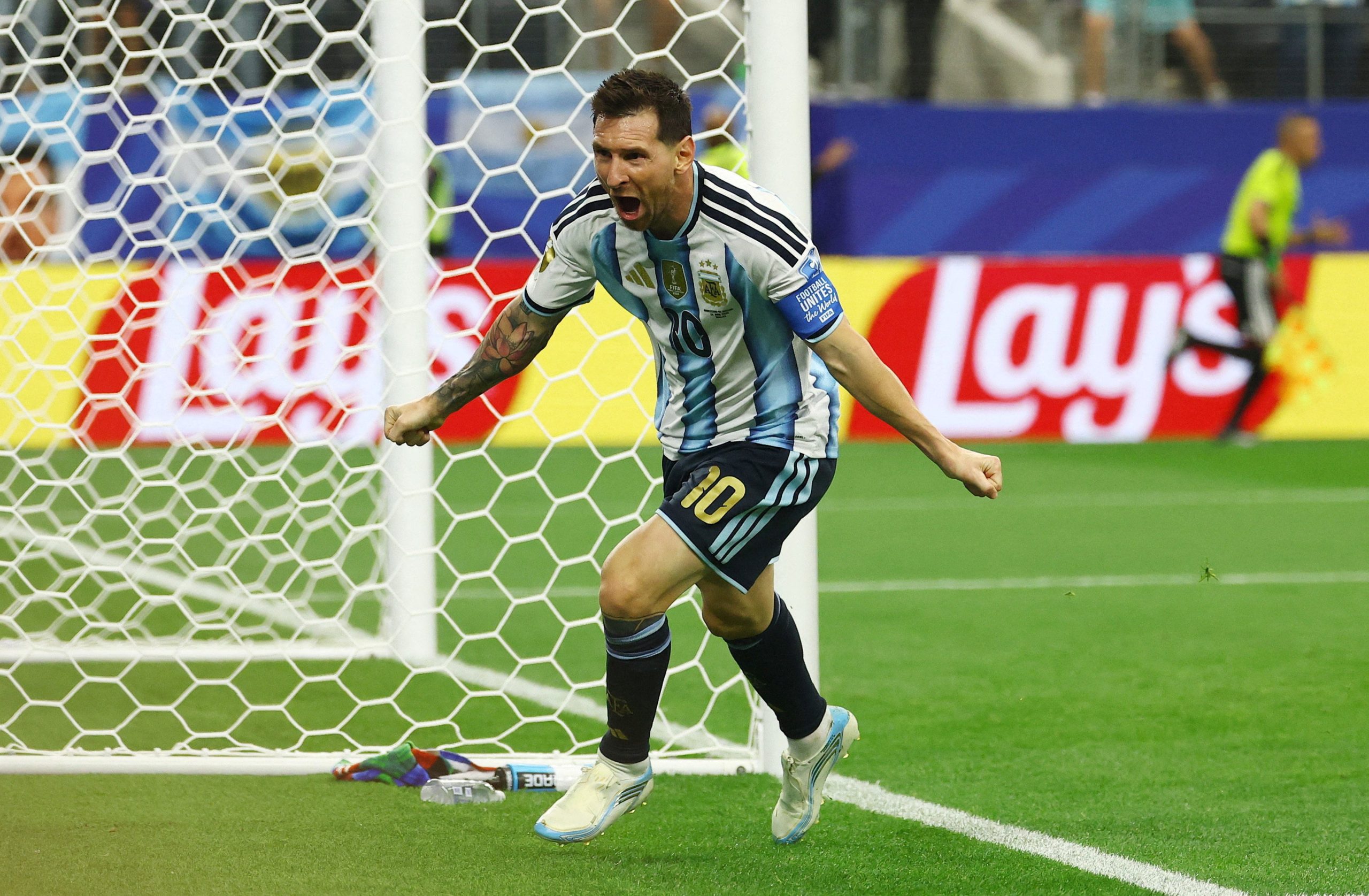 Messi es el goleador del equipo argentino con 5 tantos en dos partidos (Foto: Reuters).