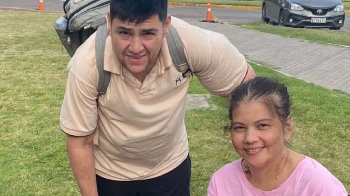 Noelia Baez se hizo una cirugía bariátrica y estuvo ocho meses en terapia. (Foto: Instagram/luiszerda80)