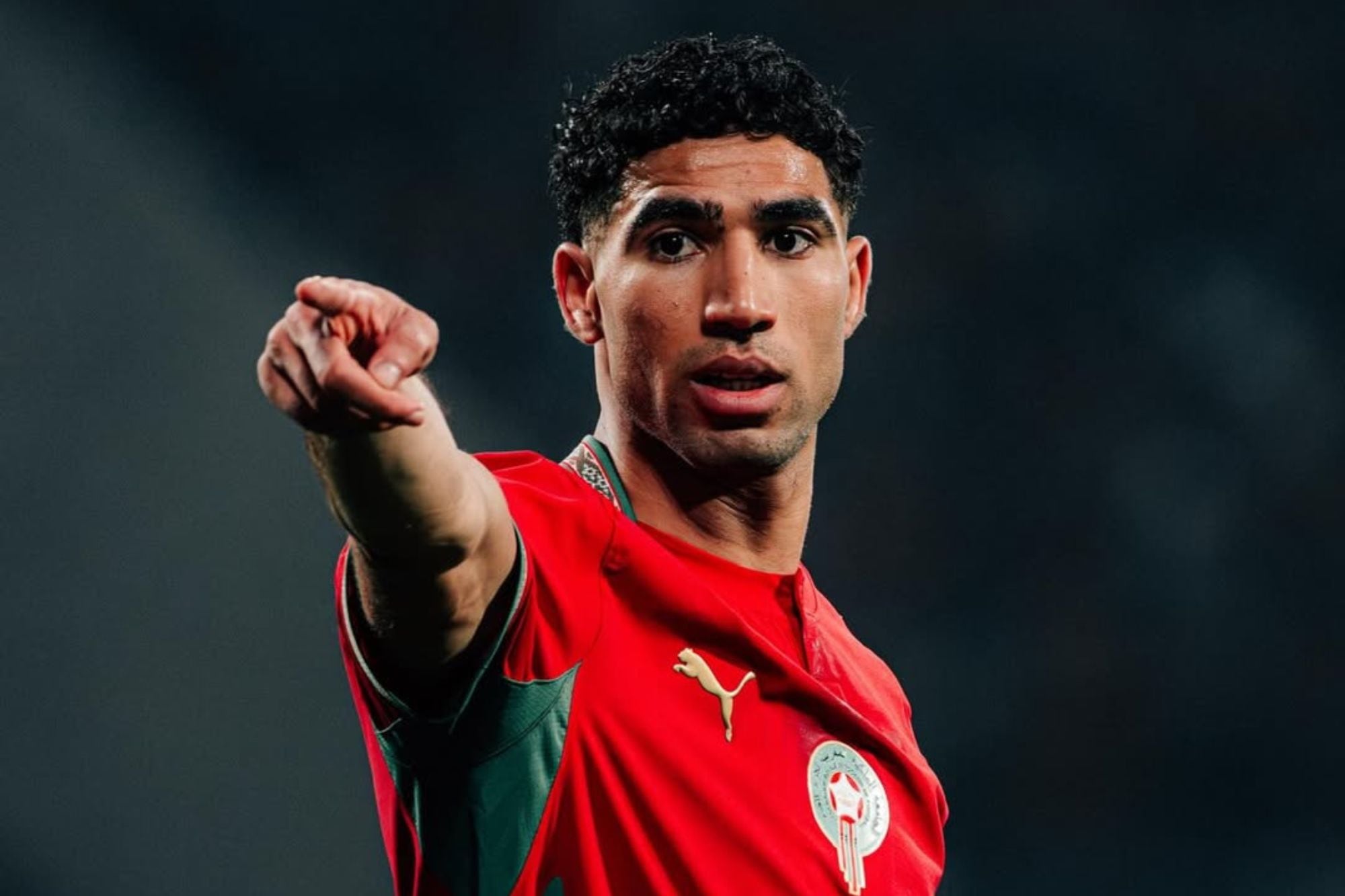 Achraf Hakimi, la gran figura de Marruecos, hoy titular y capitán