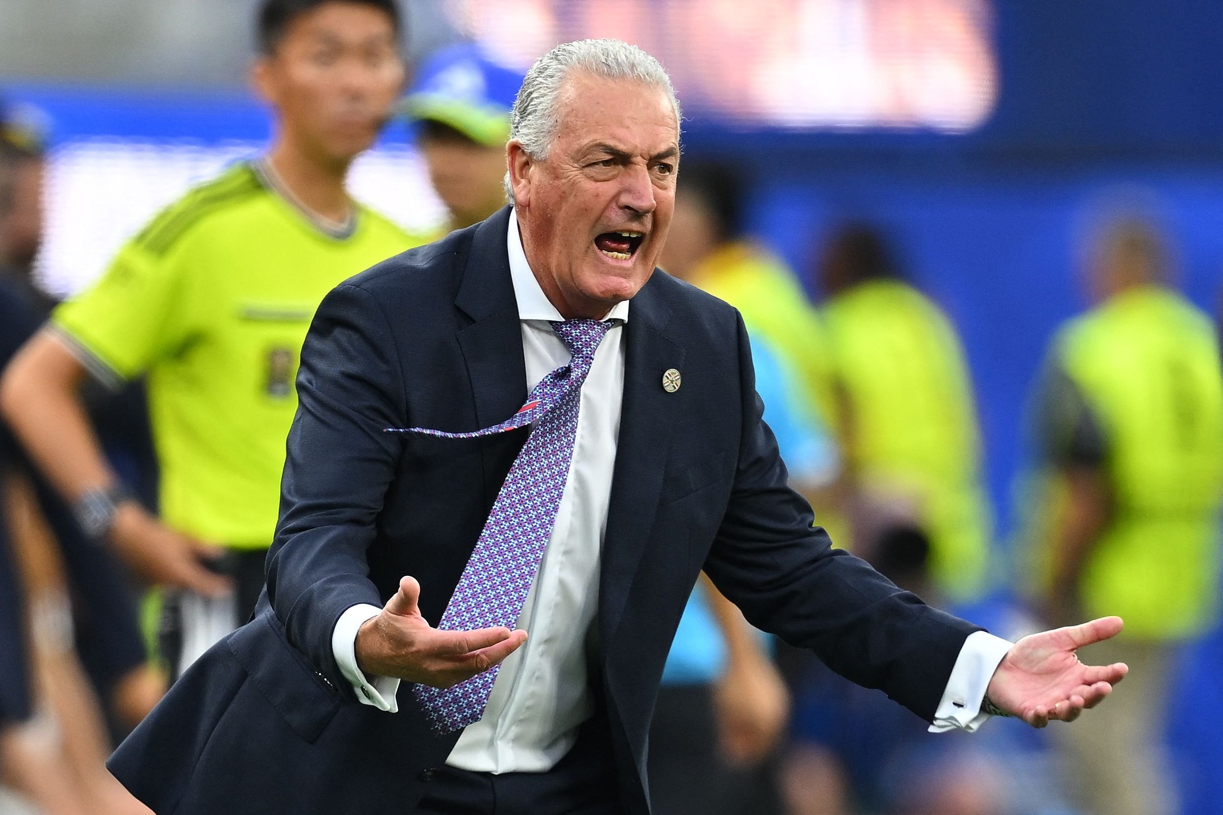 El entrenador de Paraguay, Gustavo Alfaro