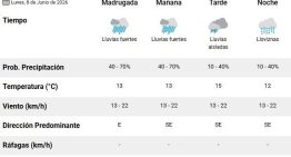 Lluvias en el AMBA: cómo estará el clima durante el resto del día, según el SMN