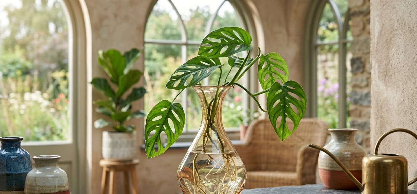 La monstera decora cualquier rincón. (Imagen ilustrativa IA Gemini)