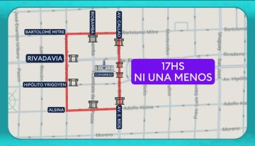 Mapa de cortes por la marcha Ni Una Menos: qué calles estarán afectadas este 3 de junio