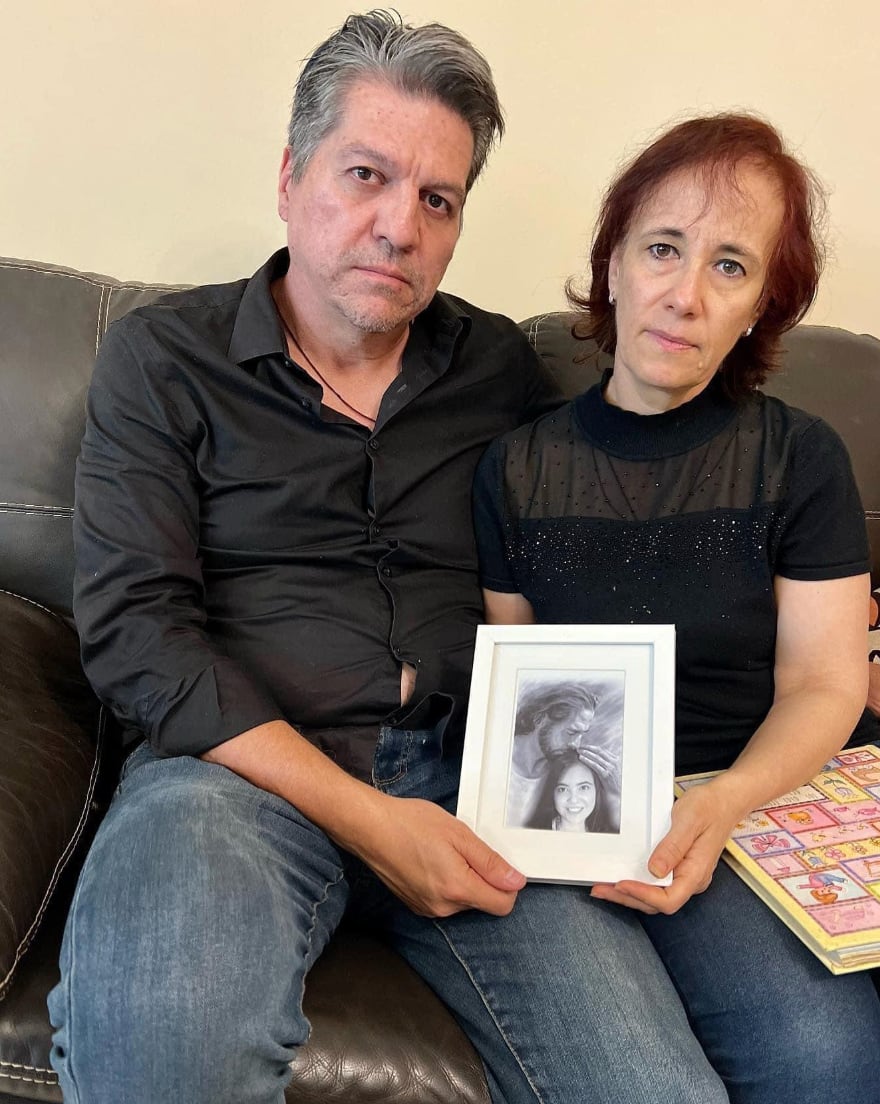 Los padres de la víctima. (Foto: Instagram)