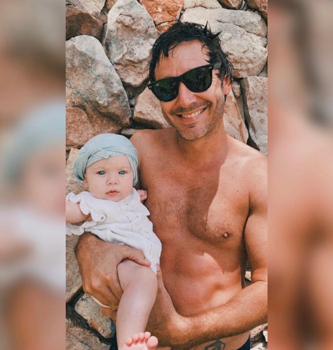 Benjamín Vicuña y Amancio, su hijo con la China Suárez. (Foto: Instagram/benjaminvicuna.ok)