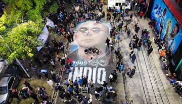 “Somos más de un millón”: así fue la multitudinaria despedida al Indio Solari en Avellaneda