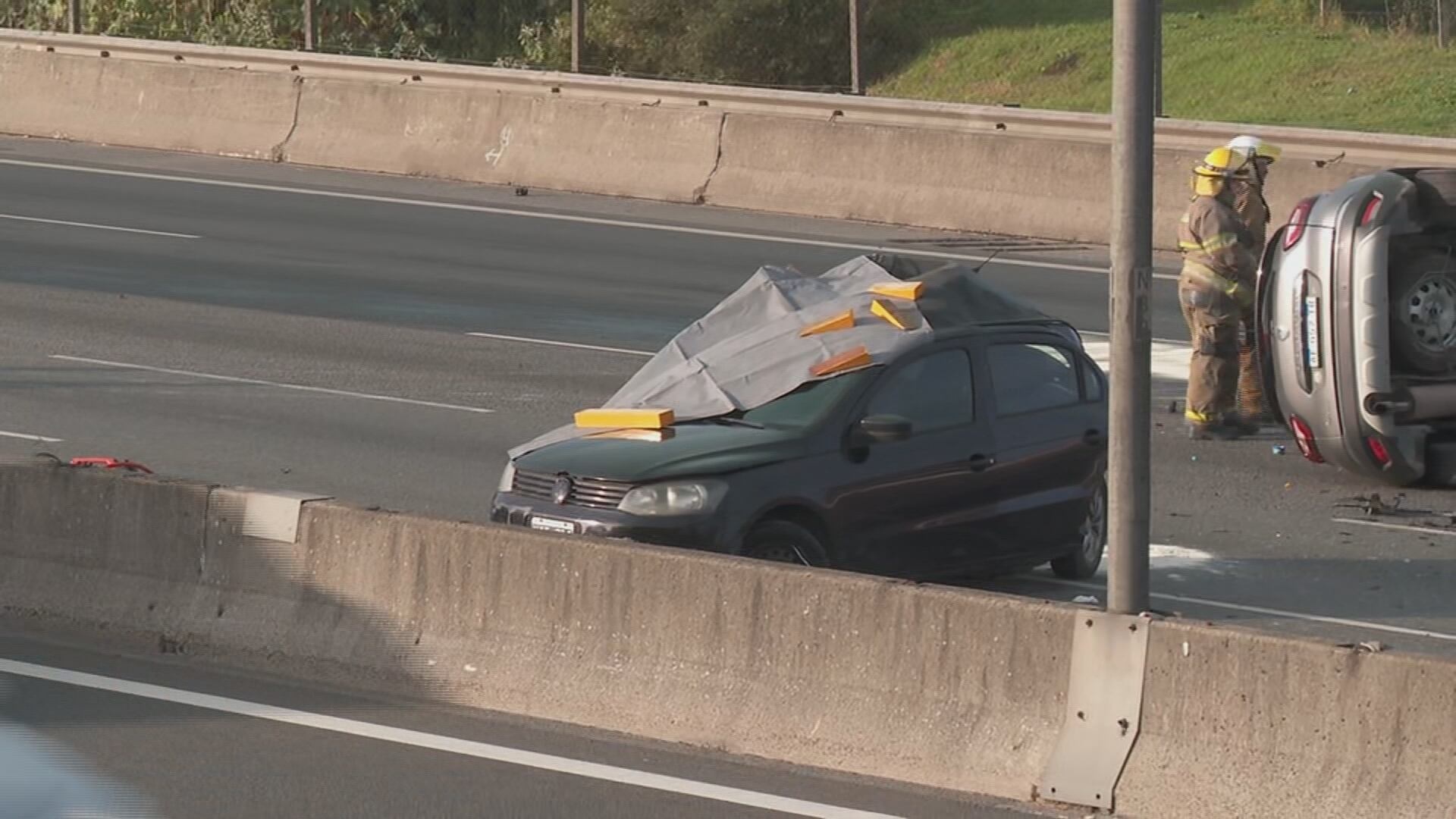 En el accidente murió una nena de dos años. (Foto: captura de TN).