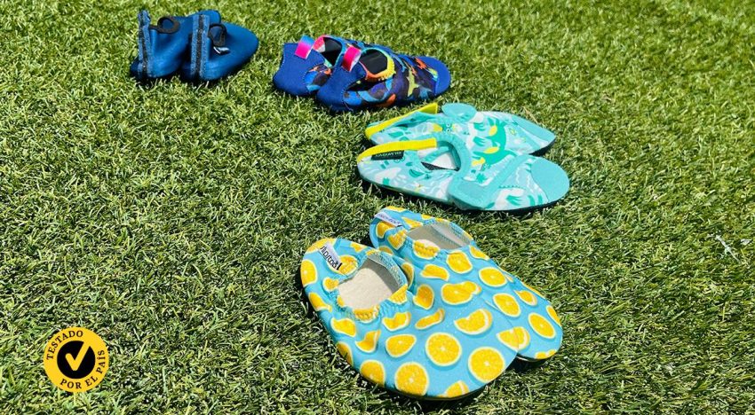 Hemos probado cuatro calcetines de piscina para niños y estos son nuestros favoritos