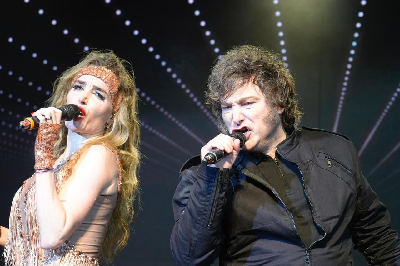 En enero, el presidente Javier Milei, participo del show de Fátima Florez en el Teatro Radio City de Mar del Plata