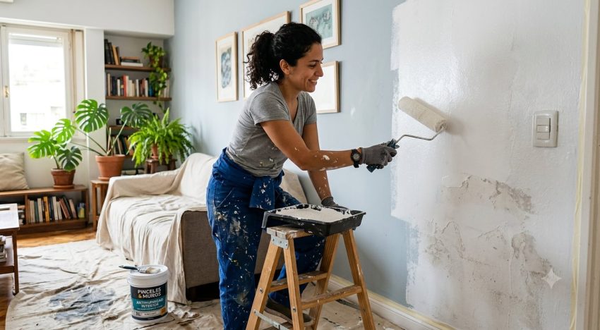 Poner pintura antihumedad en las paredes: para qué sirve y por qué es ideal para quienes tienen moho en su casa