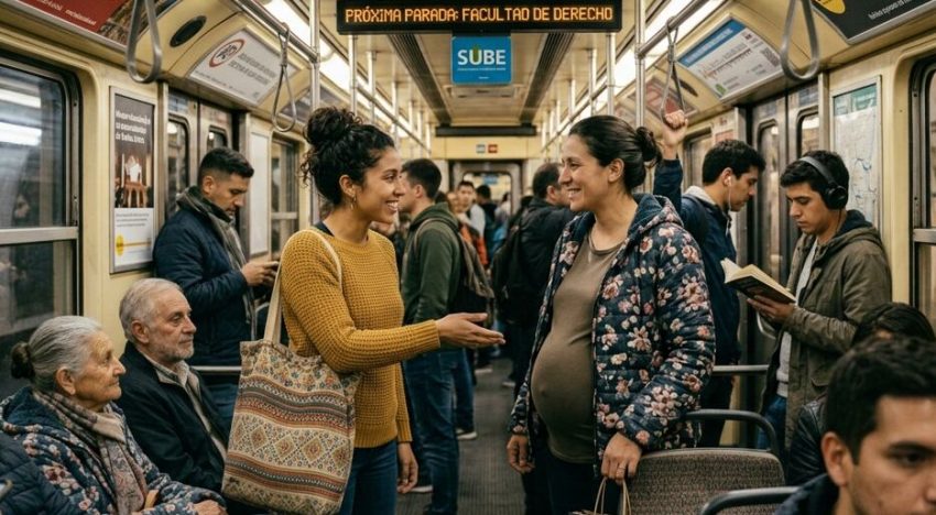 La psicología asegura que las personas que ceden el asiento en el transporte público no solo son respetuosas