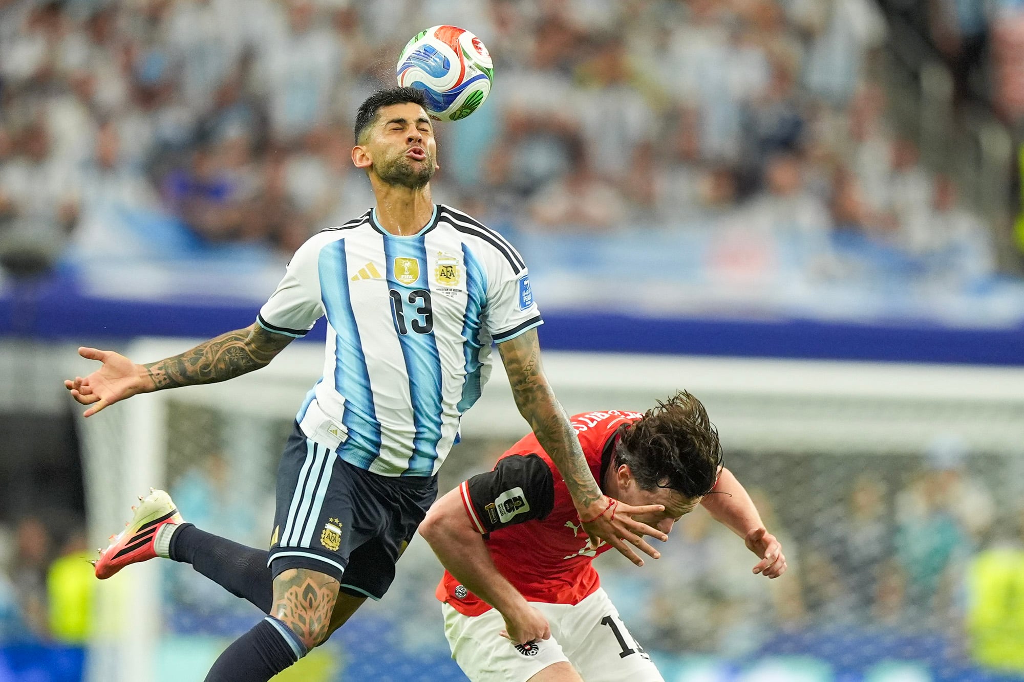 Cristian Romero vuelve a ser titular en la selección argentina en el partido vs. Cabo Verde