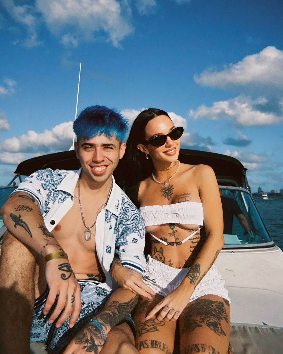 Luck Ra y La Joaqui estuvieron dos años en pareja. (Foto: instagram/lajoaqui)
