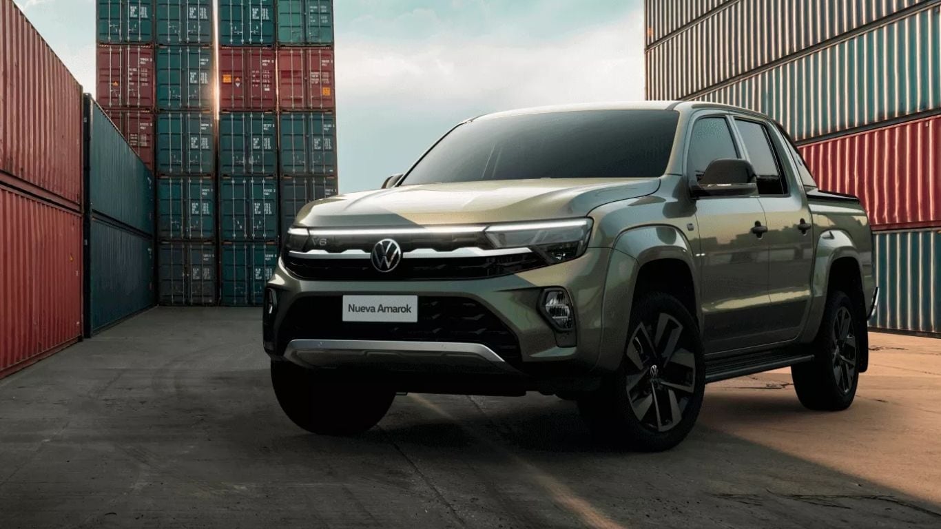 La Amarok es una de las pick ups más vendidas de la Argentina. Foto: VW. 