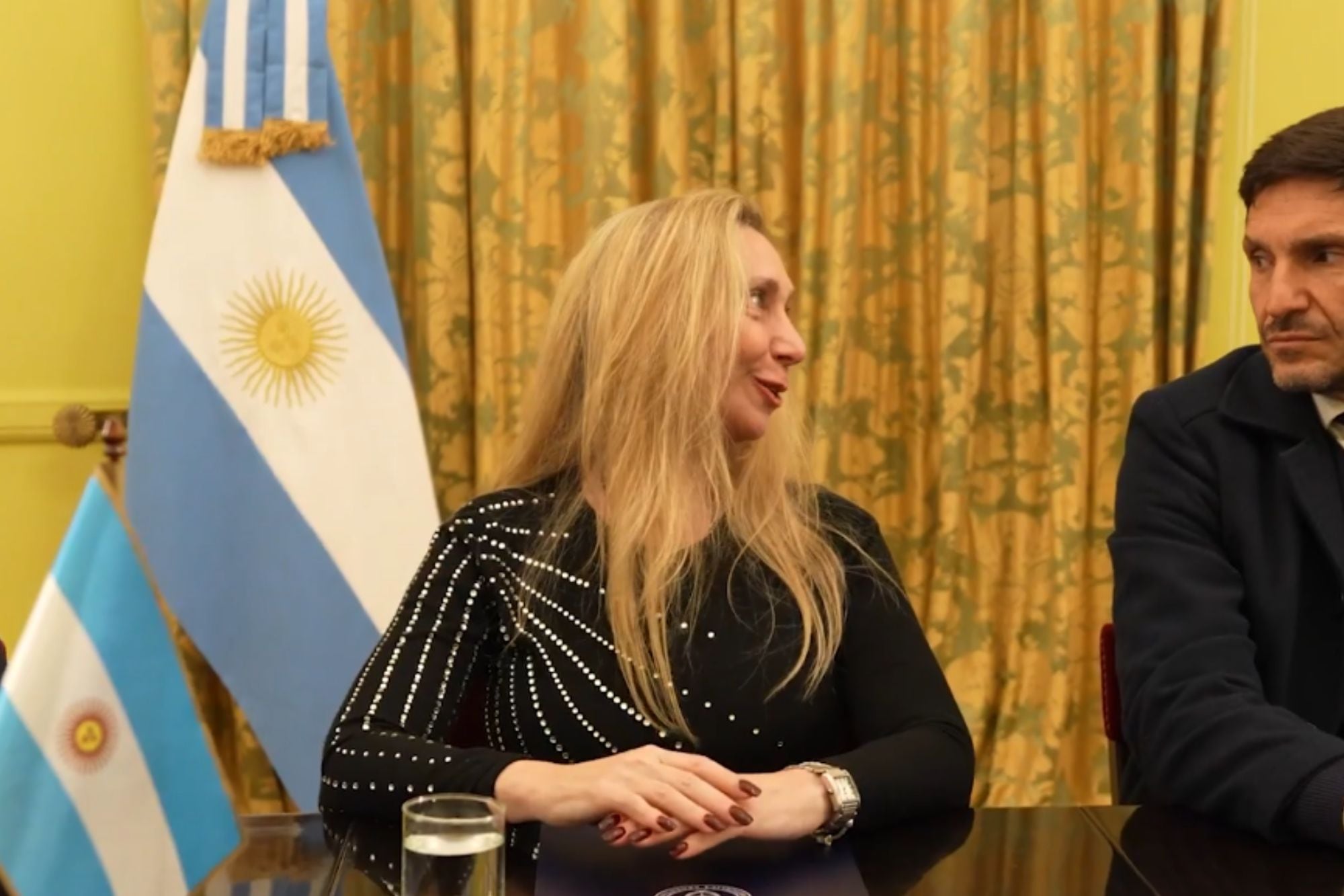 Karina Milei en el video que subió la Casa Rosada en la cuenta institucional