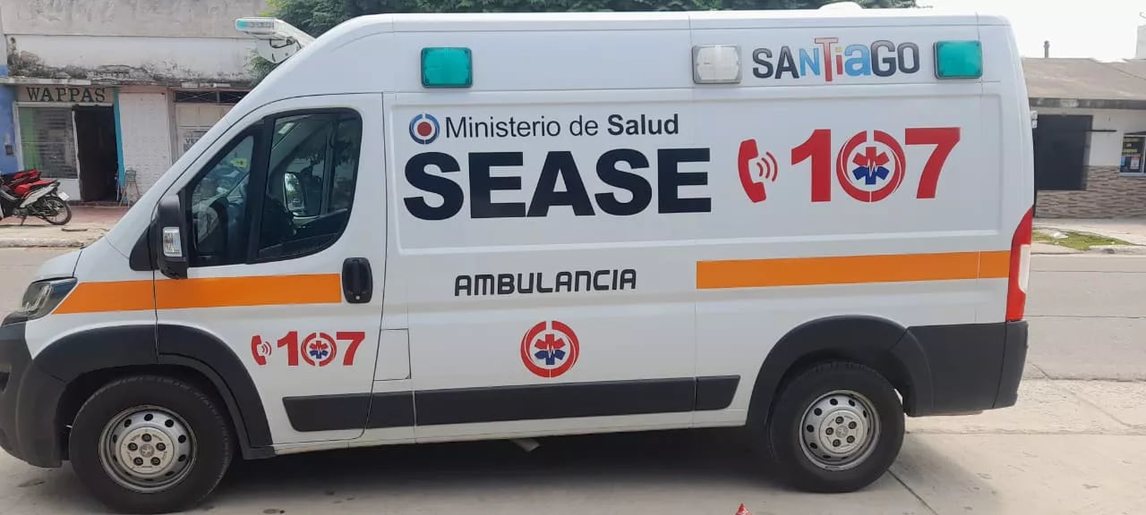 Una ambulancia del SEASE fue hasta el lugar del hecho. (Foto: Diario Info).