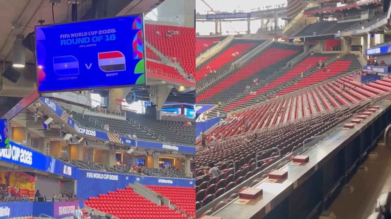 Marcela Tinayre, una de las primeras en llegar al estadio de Atlanta. (Foto: Instagram/soymarcelatinayre)