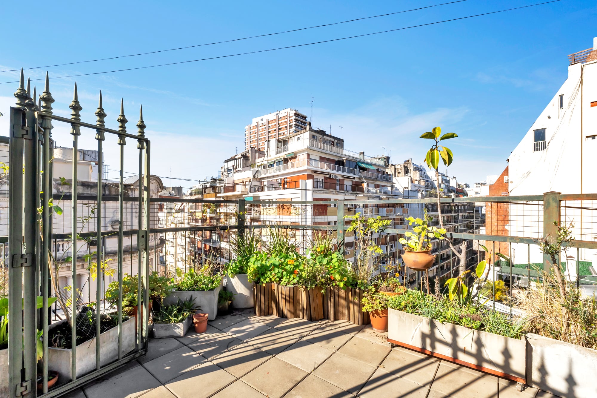Así es la vista desde la terraza del departamento en venta