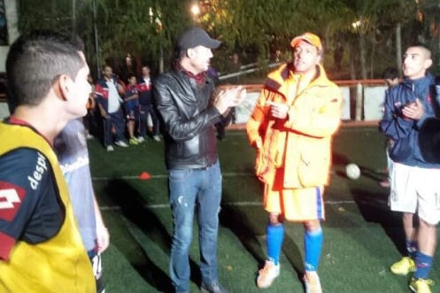 Scioli y Tinelli, en Villa La Ñata