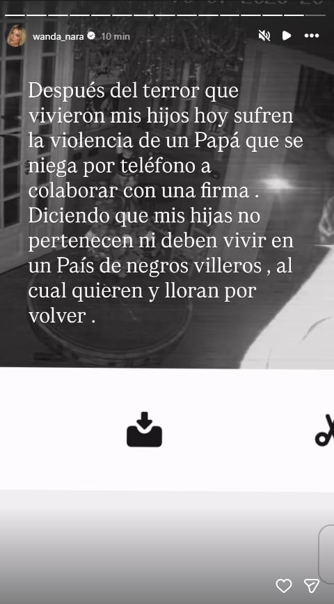 El video del robo a la casa de Wanda Nara en Milán: así entraron cuatro ladrones mientras sus hijos miraban un partido (Foto: Instagram / wanda_nara)
