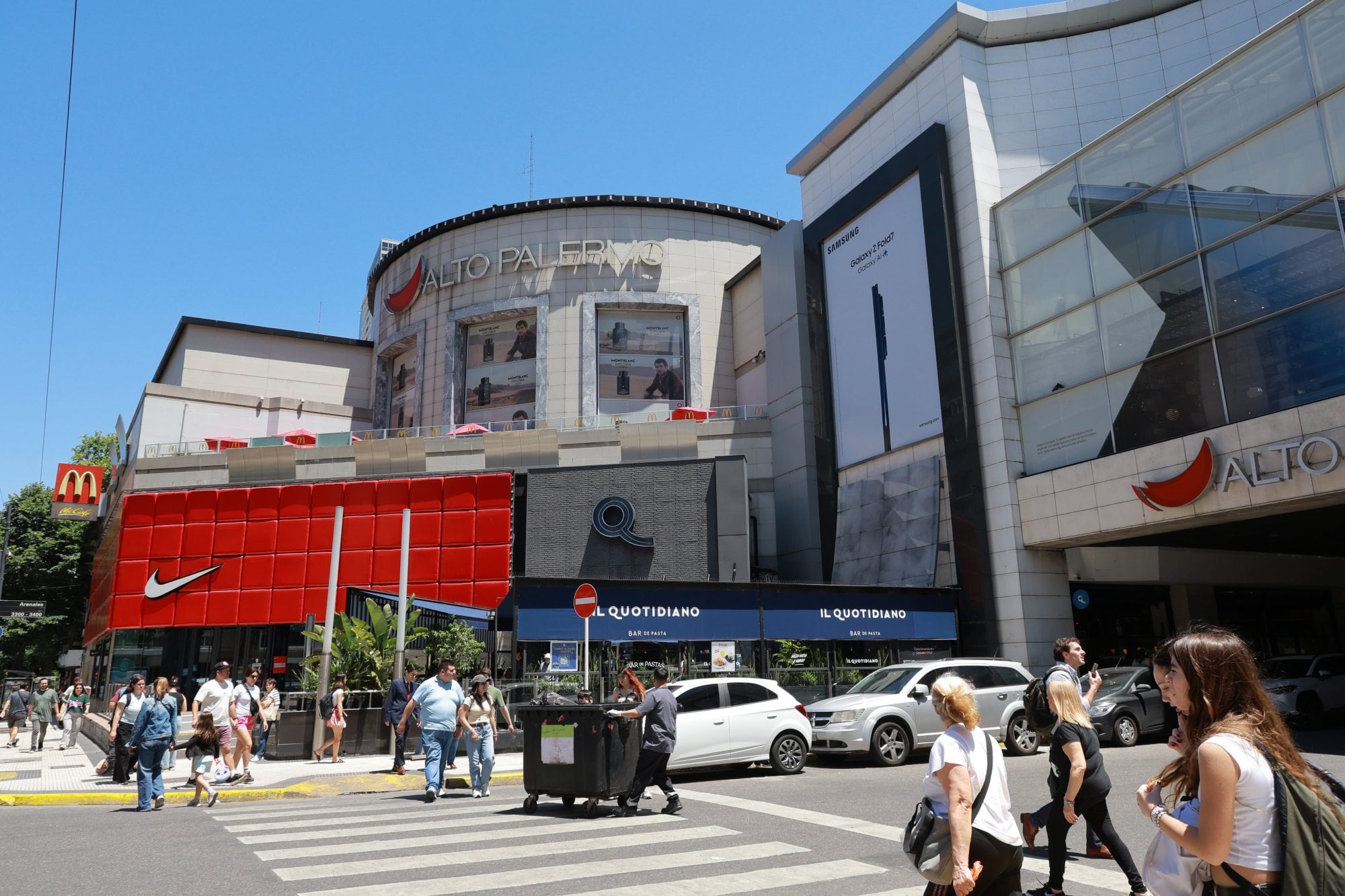 Es una zona con un jugador clave en el mapa de consumo porteño: el shopping Alto Palermo