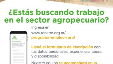 Bolsa de trabajo para el campo: abren la inscripción para vincular a trabajadores rurales con empresas de todo el país