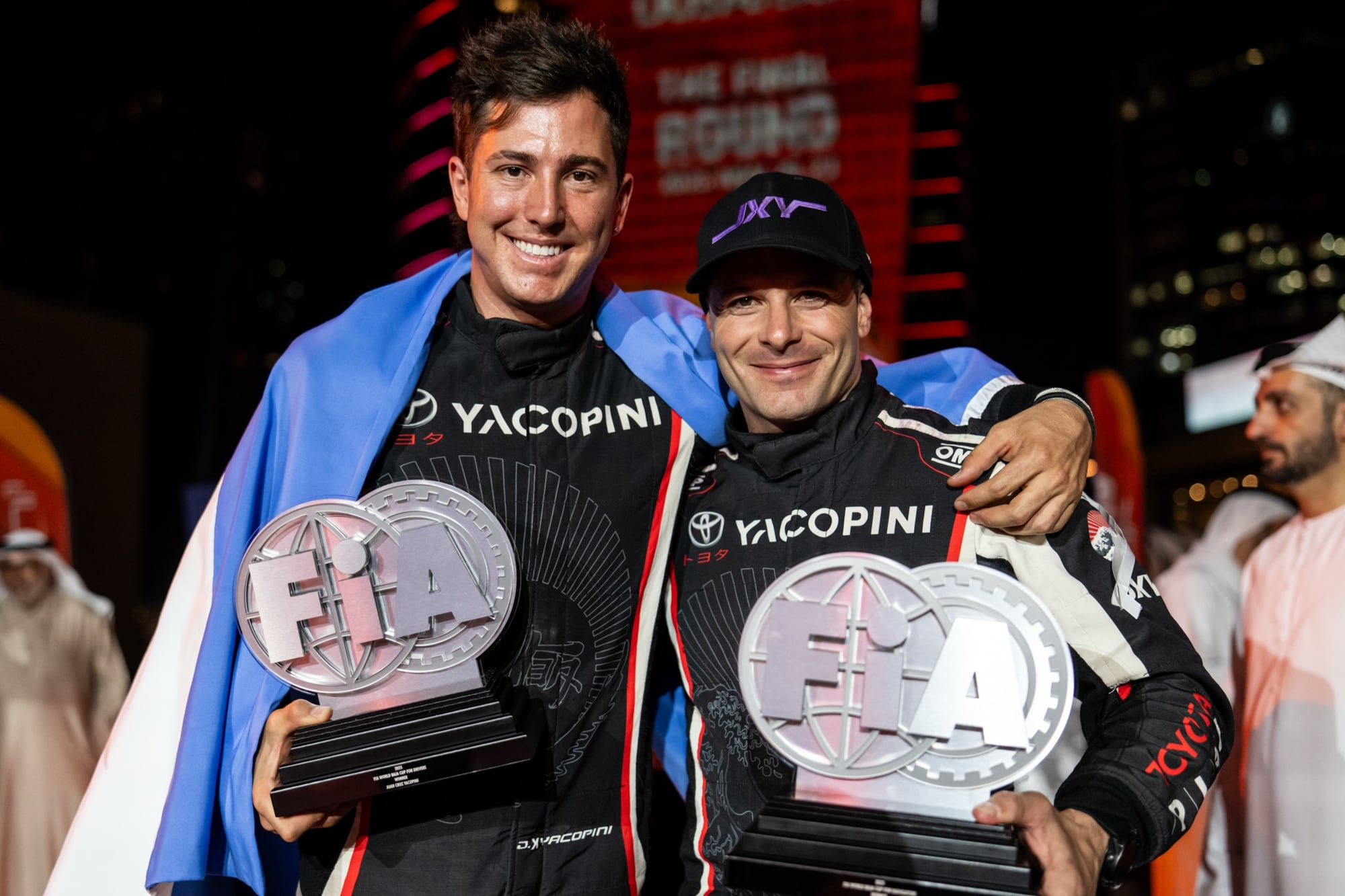 Juan Cruz Yacopini recibió una distinción de la FIA