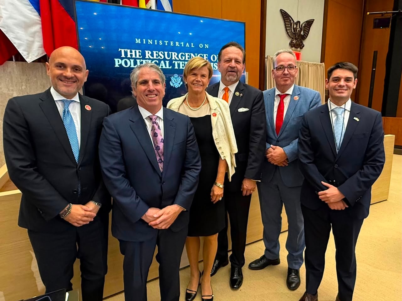 El Subsecretario de Inteligencia de Estado, José Lago Rodríguez, participó en Washington D.C. junto a autoridades de Estados Unidos, Alemania, Italia y Letonia de la Reunión Ministerial sobre el Resurgimiento del Terrorismo Político