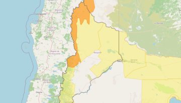 Hay alerta naranja por nevadas para este lunes 27 de julio en Neuquén: las zonas afectadas