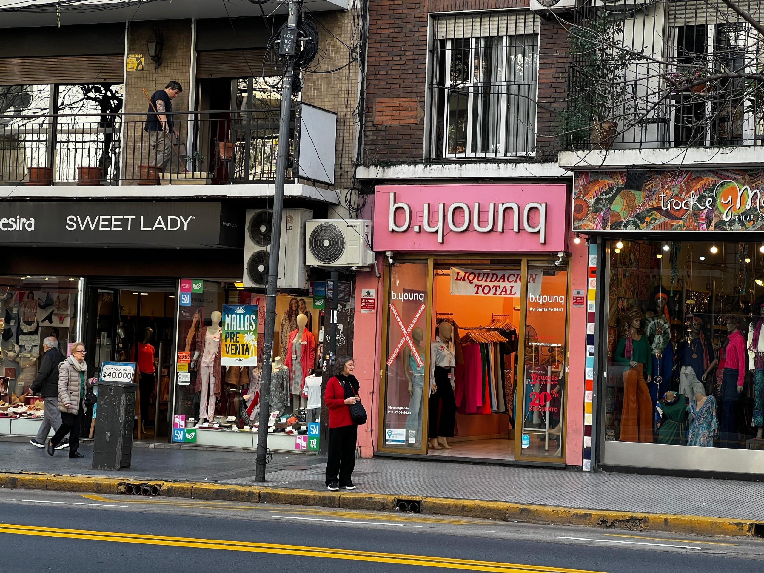 La avenida Santa Fe solía ser una de las zonas más atractivas y demandadas para alquilar locales