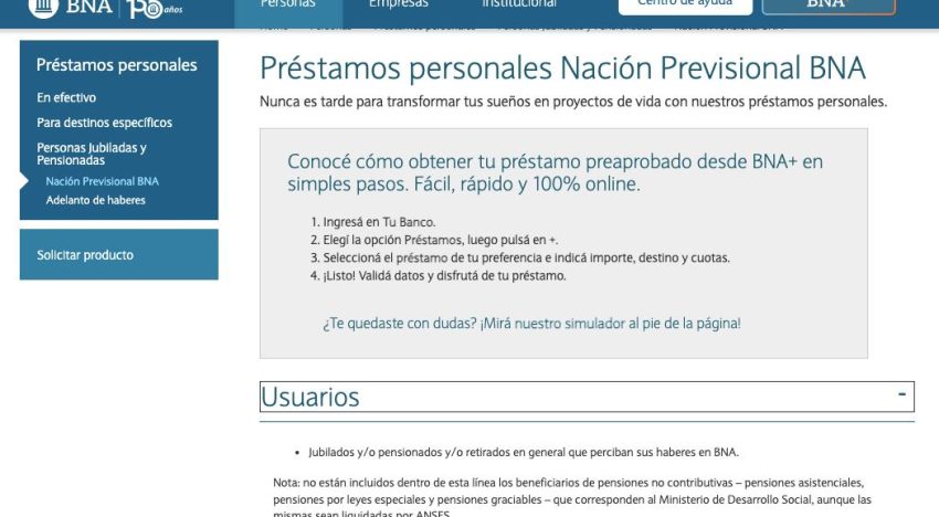 Quiénes acceden a los préstamos personales para jubilados de $30.000.000 y cuáles son las tasas de interés en julio