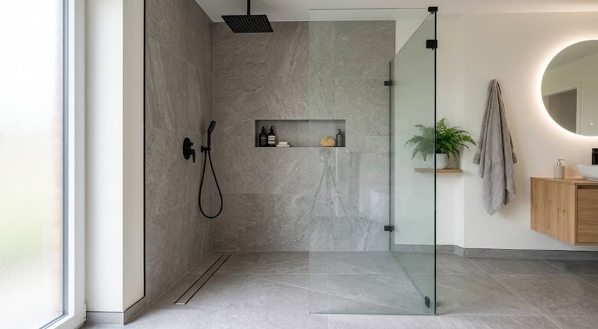 Adiós al plato de ducha: cuál es la nueva alternativa minimalista y que aparenta una baño lujoso