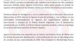 Capturaron a un narco mexicano en Puerto Madero que era buscado por la justicia de Estados Unidos