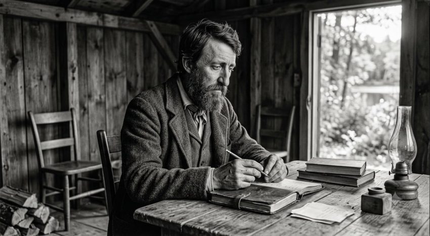 Henry David Thoreau, filósofo: “En mi casa había 3 sillas: una para la soledad, una para la amistad y una para la compañía”