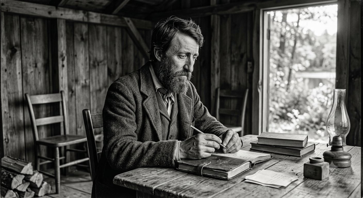 Henry David Thoreau cuestionaba el rol de la sociedad (Foto: Gemini).