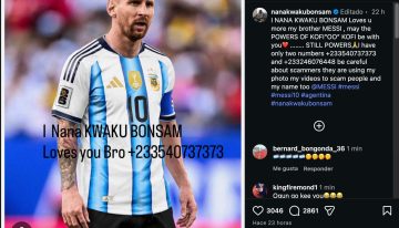 El brujo de Ghana se defendió por la polémica con Messi y negó sus dichos sobre la Selección argentina