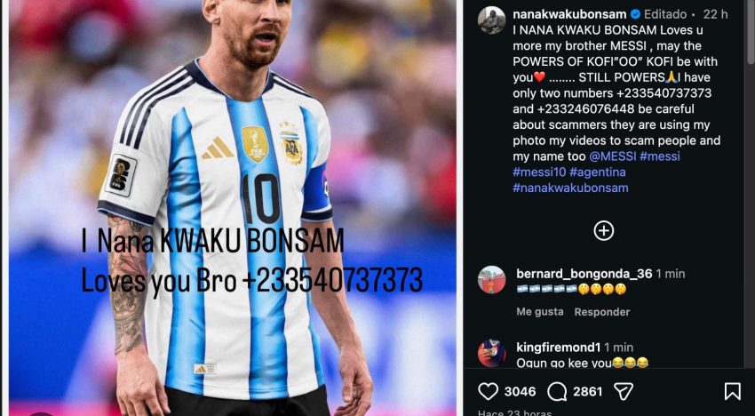 El brujo de Ghana se defendió por la polémica con Messi y negó sus dichos sobre la Selección argentina
