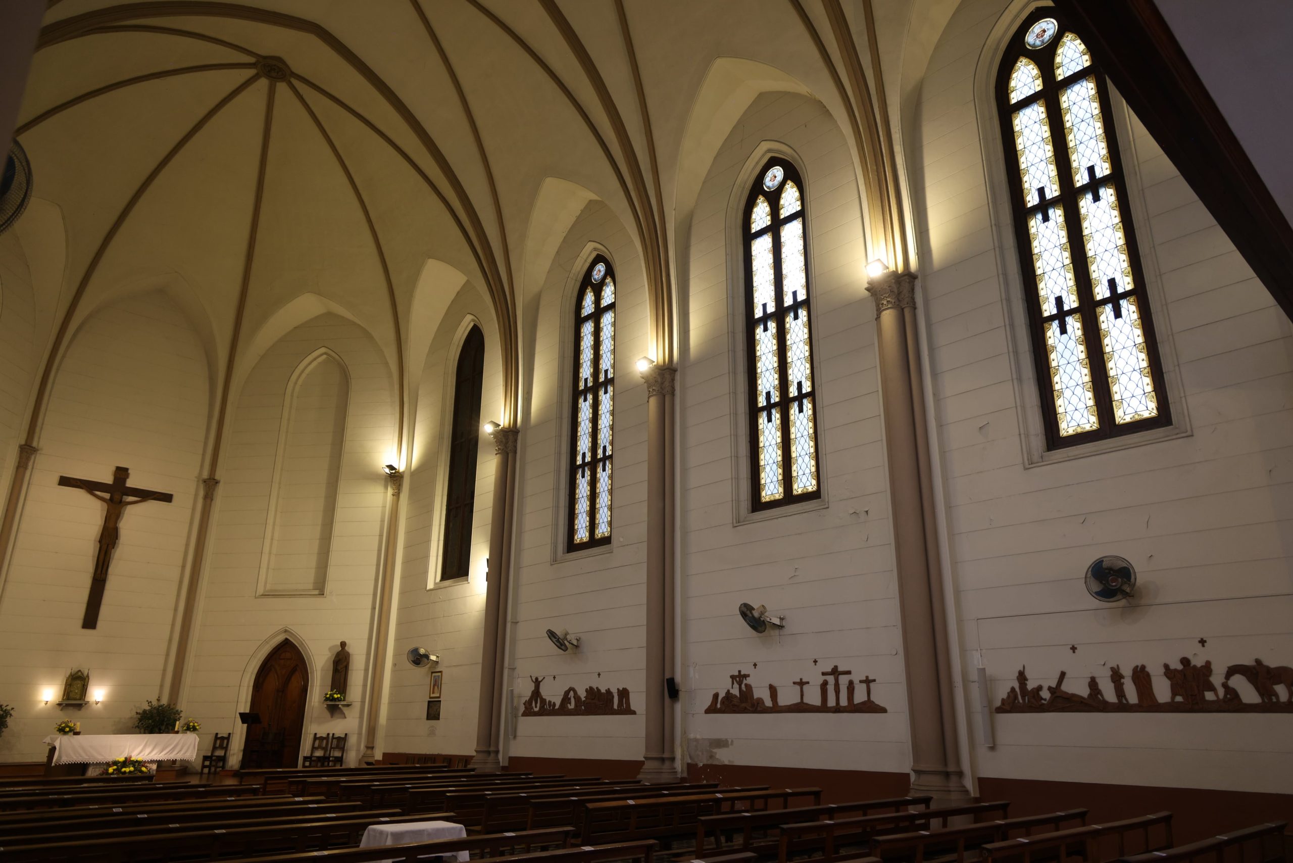 El templo sin estridencias es acogedor