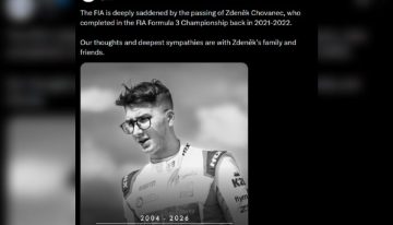 Murió Zdenek Chovanec, exrival de Franco Colapinto en la Fórmula 3, a los 21 años
