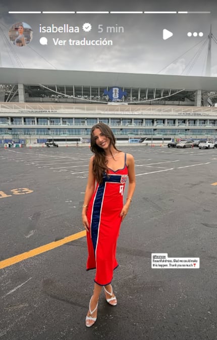 La pareja de Haaland compartió su look en las redes sociales