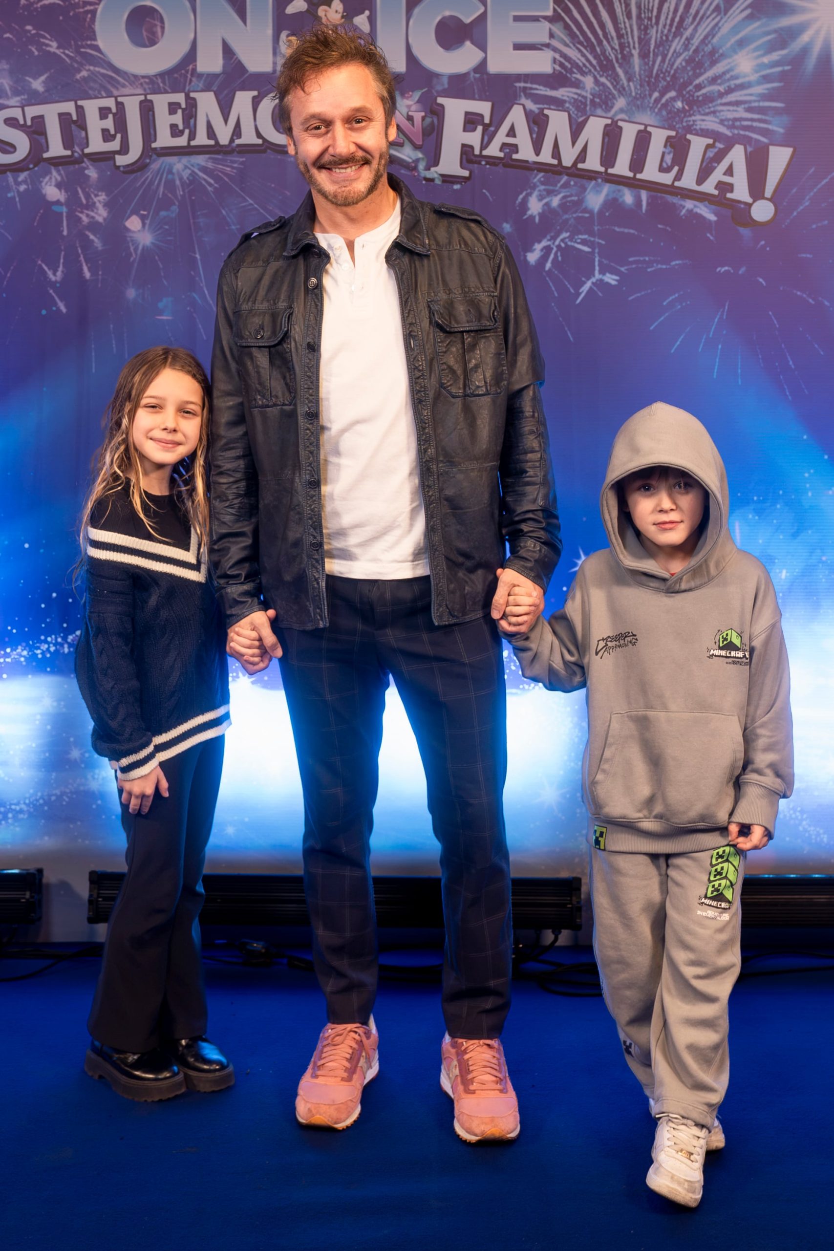 Benjamín Vicuña estuvo junto a sus hijos menores, Magnolia y Amancio