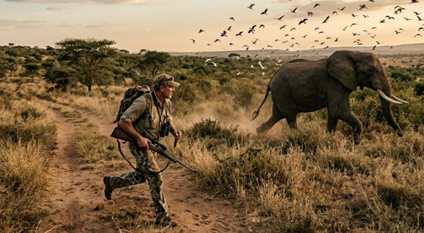 Proverbio africano del día: “El cazador que persigue a un elefante no se detiene para tirar piedras a los pájaros”