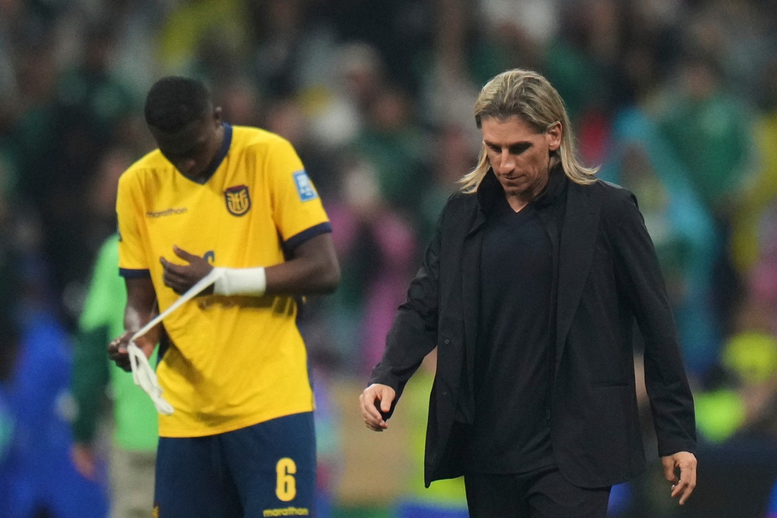 La derrota marcó además el final del ciclo de Sebastián Beccacece al frente de la selección ecuatoriana