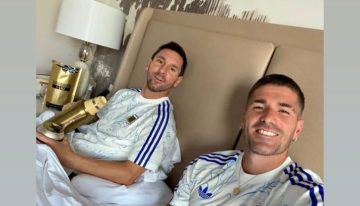 Messi y De Paul mostraron cómo empezaron el día después de vencer a Inglaterra y un detalle ilusionó a todos