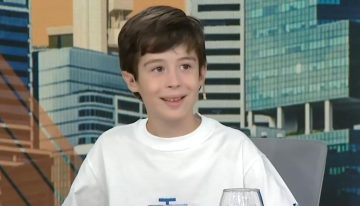 Stefano Marconi Sgroi, el niño de 9 años que es fan de Colapinto y tiene el coeficiente intelectual más alto del país