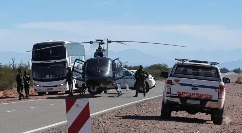 Cómo era el helicóptero que se estrelló en San Juan en el accidente que dejó siete muertos